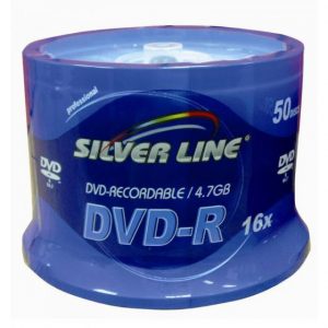 SILVER LINE CAKEX16-R DVD-R/+R 4.7GB 50-PIC