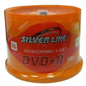 SILVER LINE CAKEX16-R DVD-R/+R 4.7GB 25 PIC
